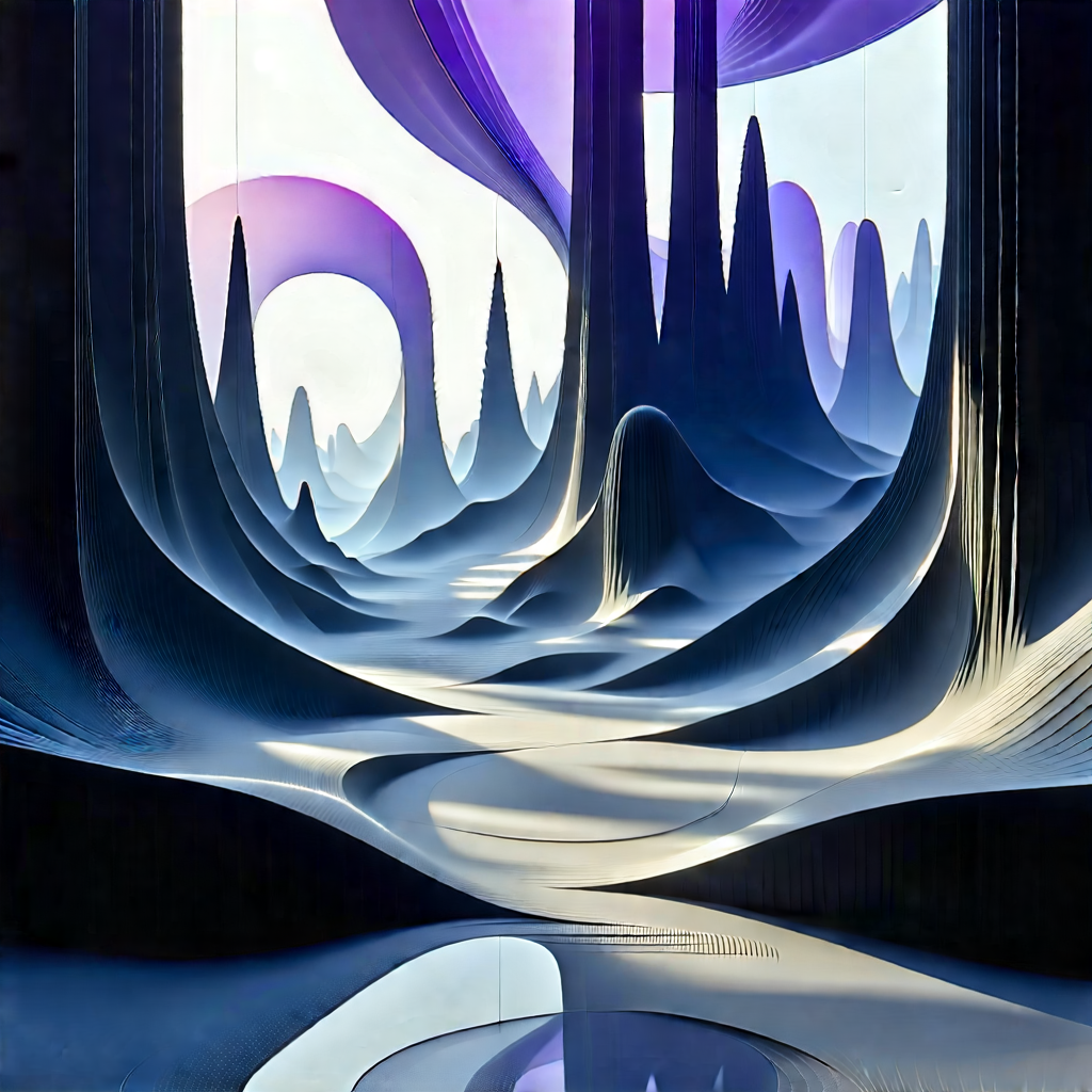 (futuristic:1.2) (digital:1.38) Workspace With Image, There