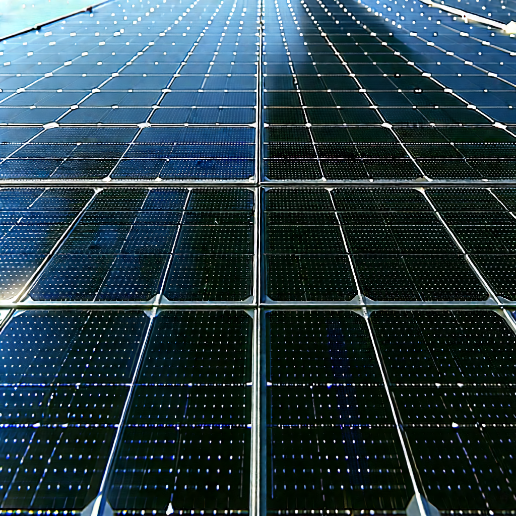 Solar Panel With Laser Scanning With Large Solar