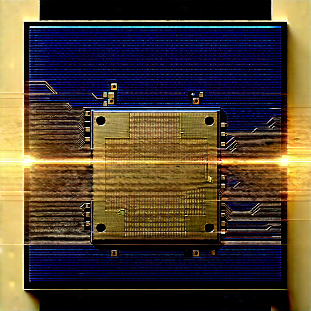 Microchip with laser scanning