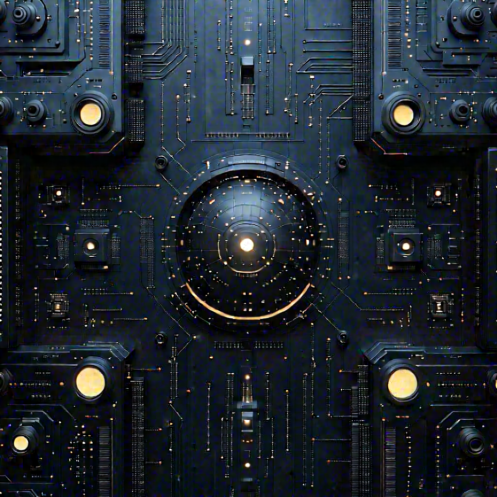 Close-up of sensor array