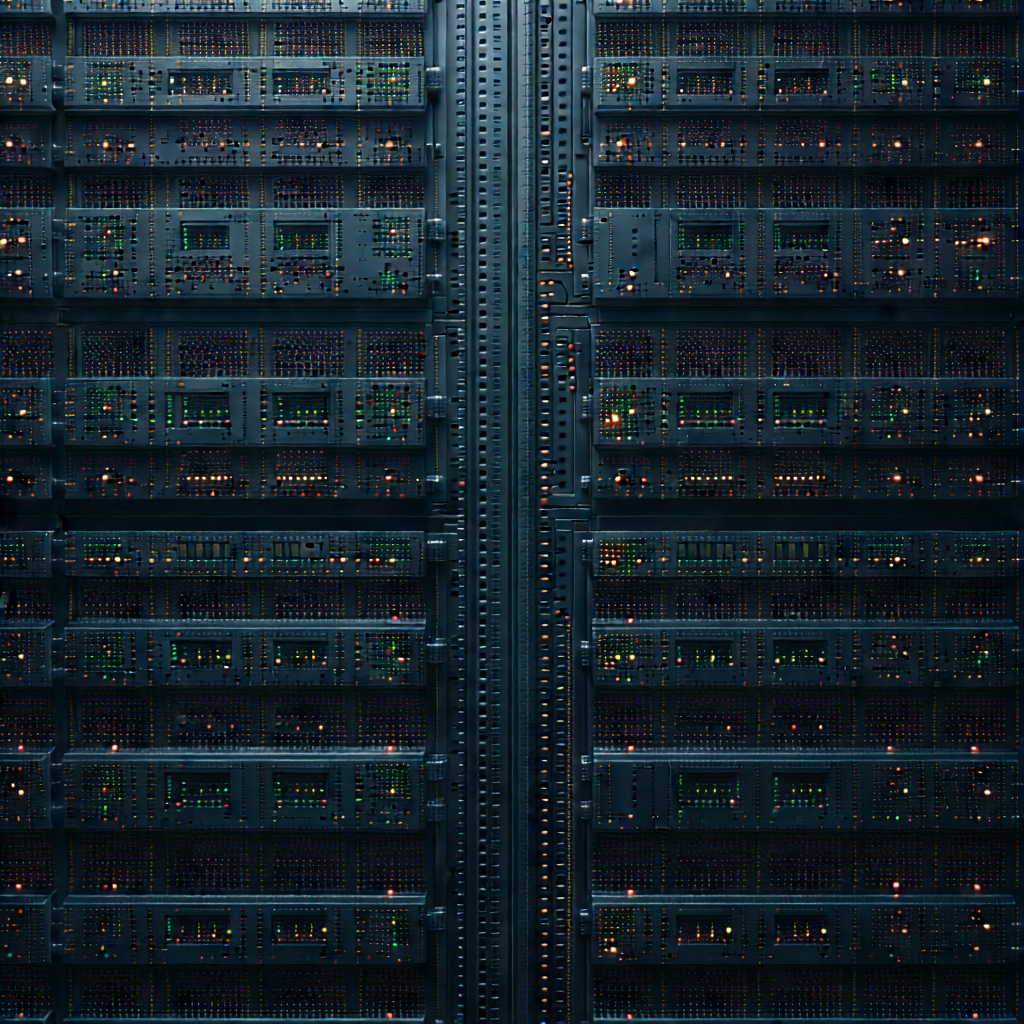 Close-up of sensor array