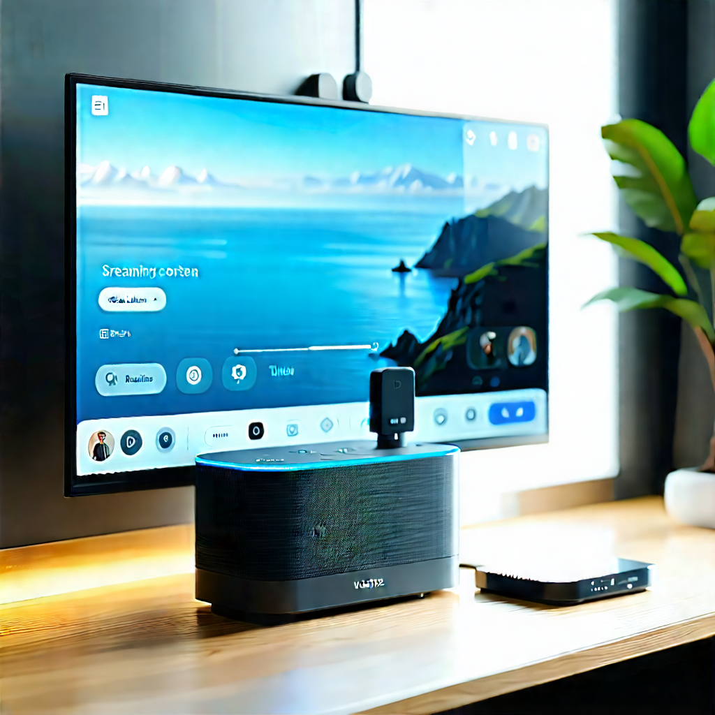 Smart Home (device:1.32) With Streaming Content With Large Flat