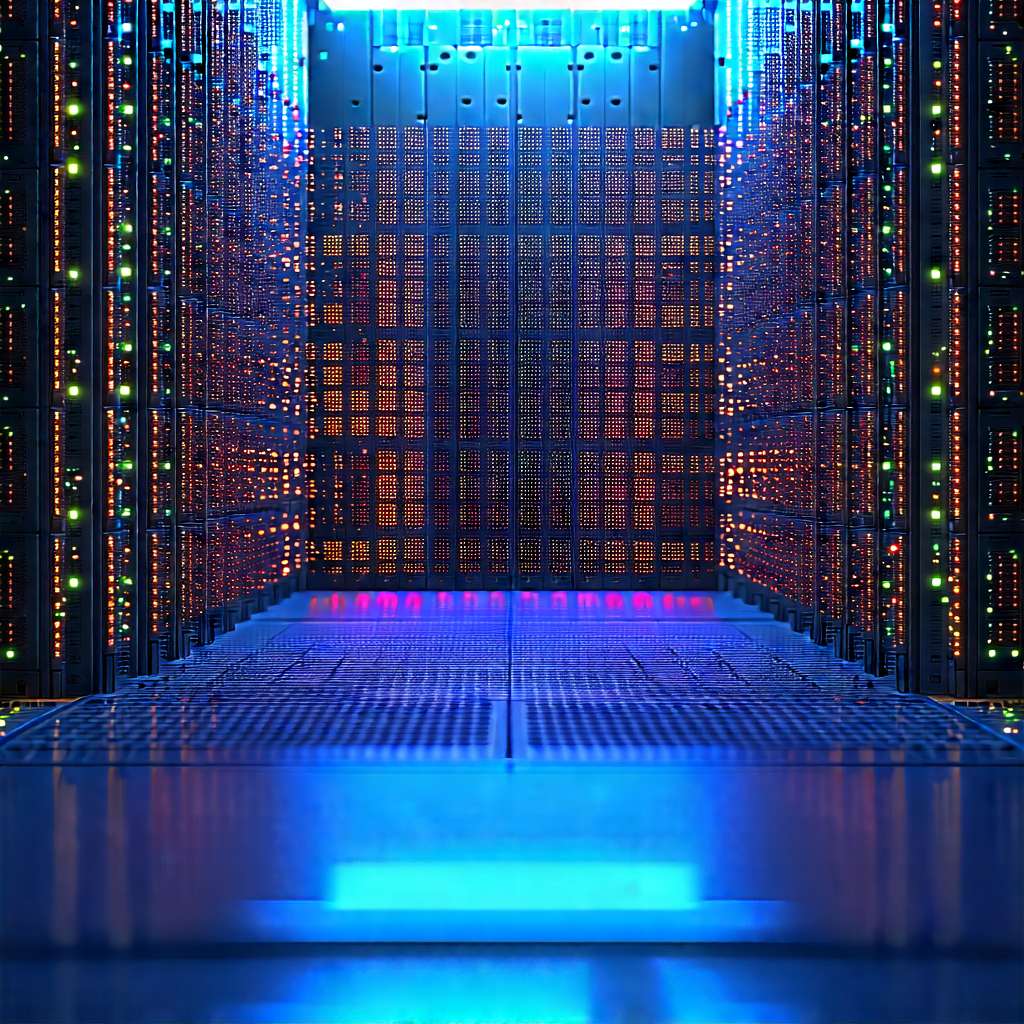 Close-up Of Sensor Array With Large Blue