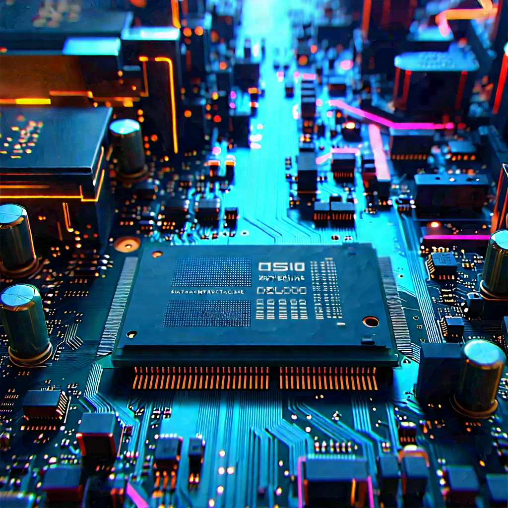 Close-up of memory module