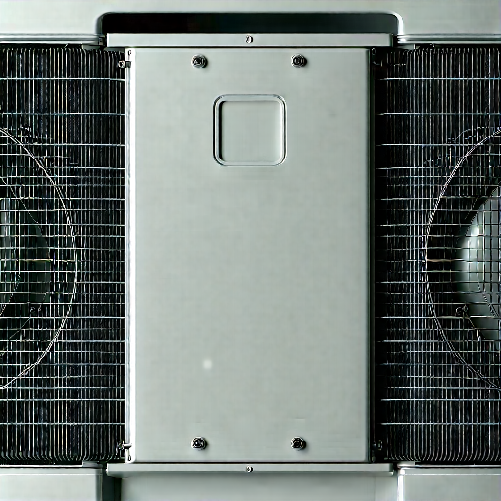 Close-up of cooling system
