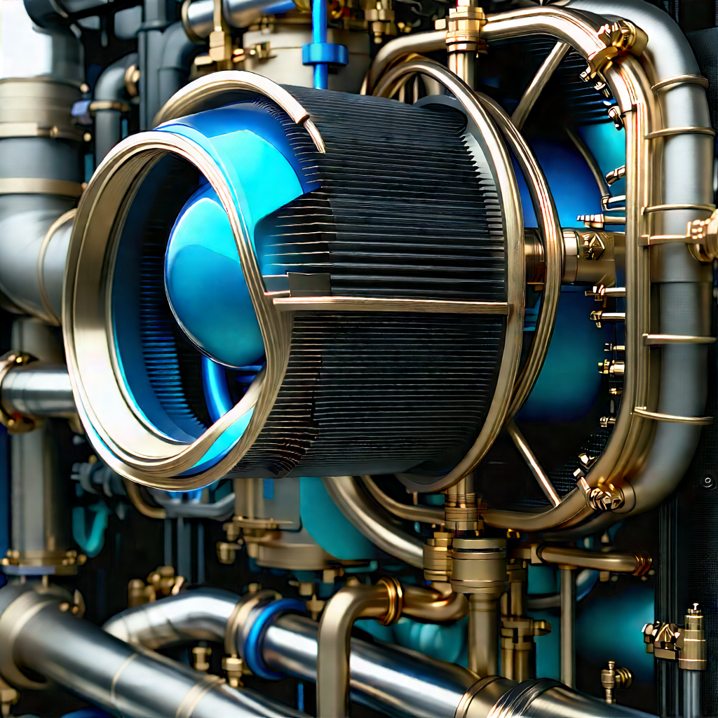 Close-up of cooling system