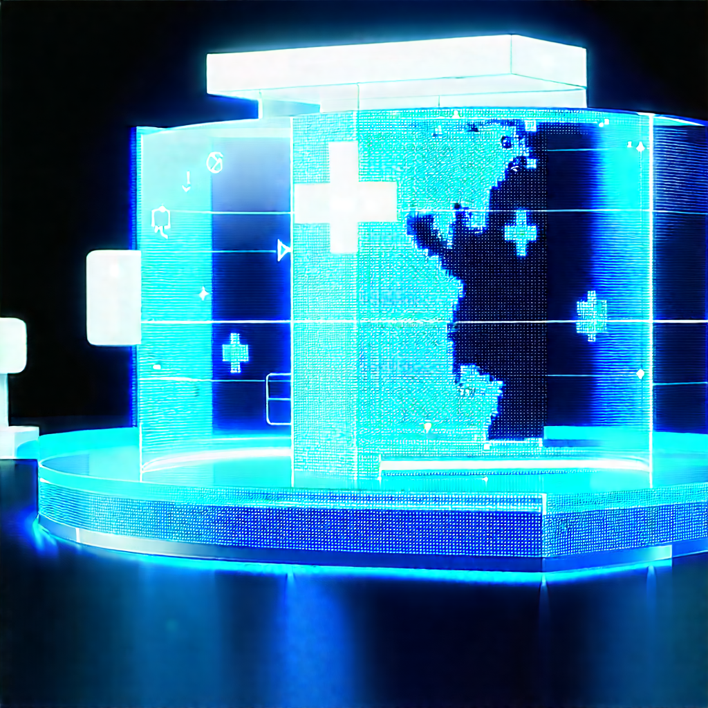 Healthcare technology in tech office