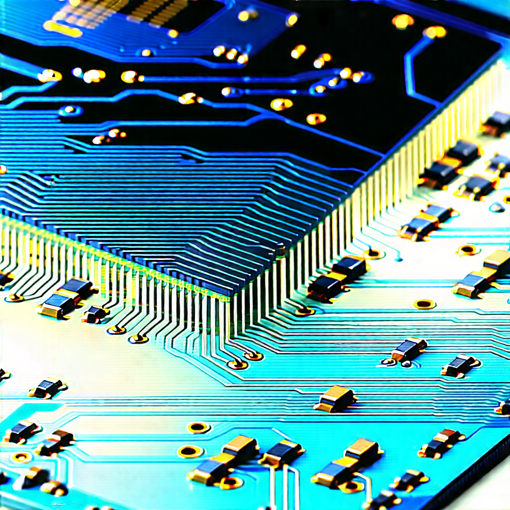 Close-up of electronic circuit