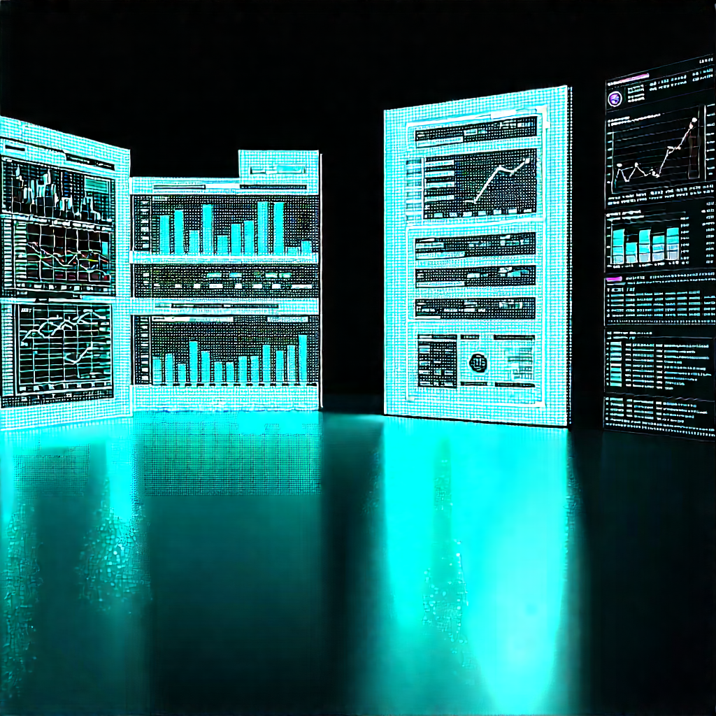 Financial technology in tech office