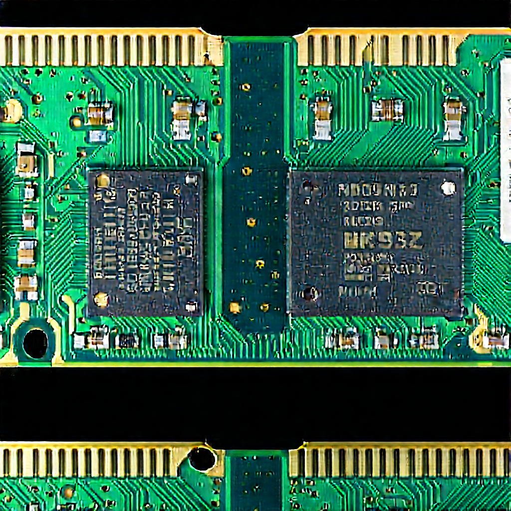 Close-up of memory module