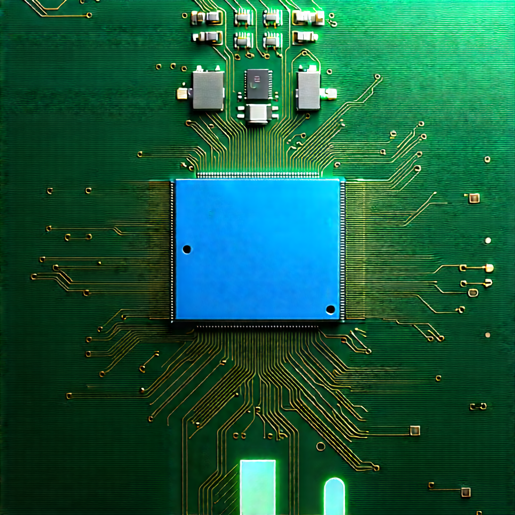 Circuit board with laser scanning