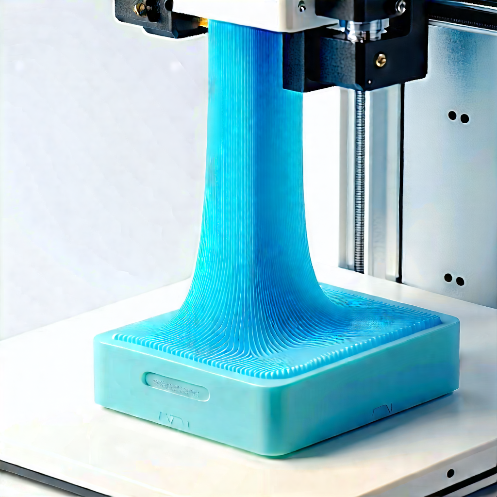 3d printer with data streams
