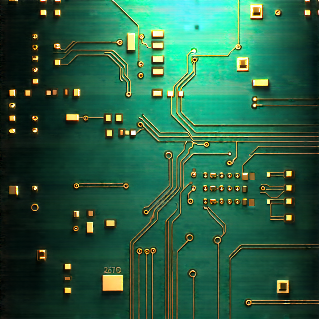 Close-up of electronic circuit