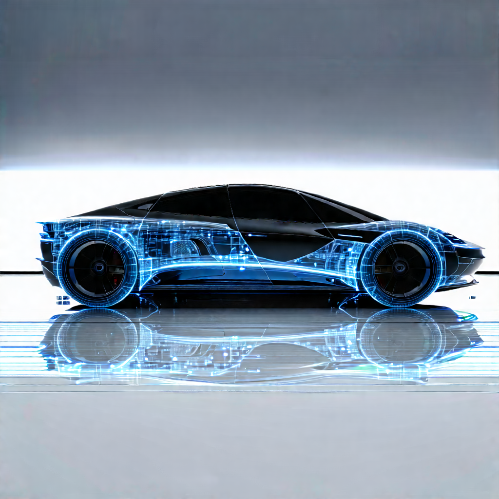 Innovative Electric Vehicle Design With Futuristic Sleek