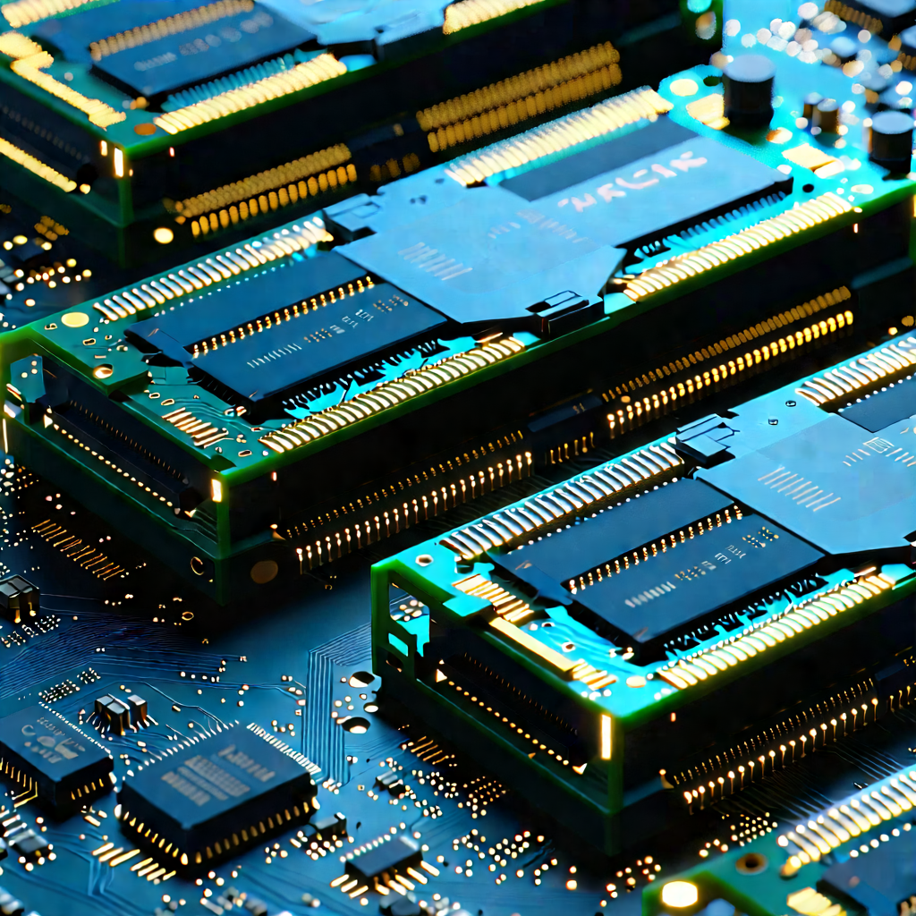 Close-up of memory module