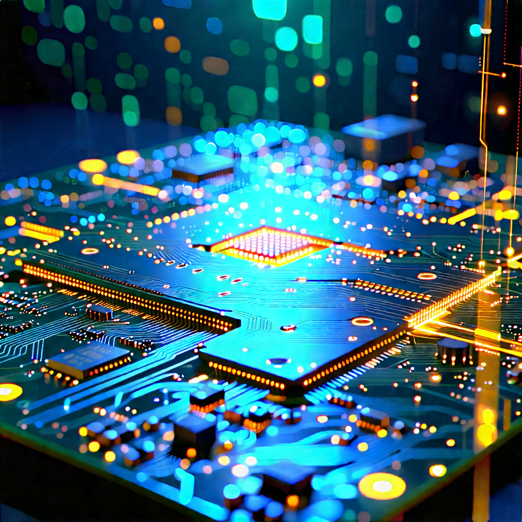 Circuit board with holographic projection
