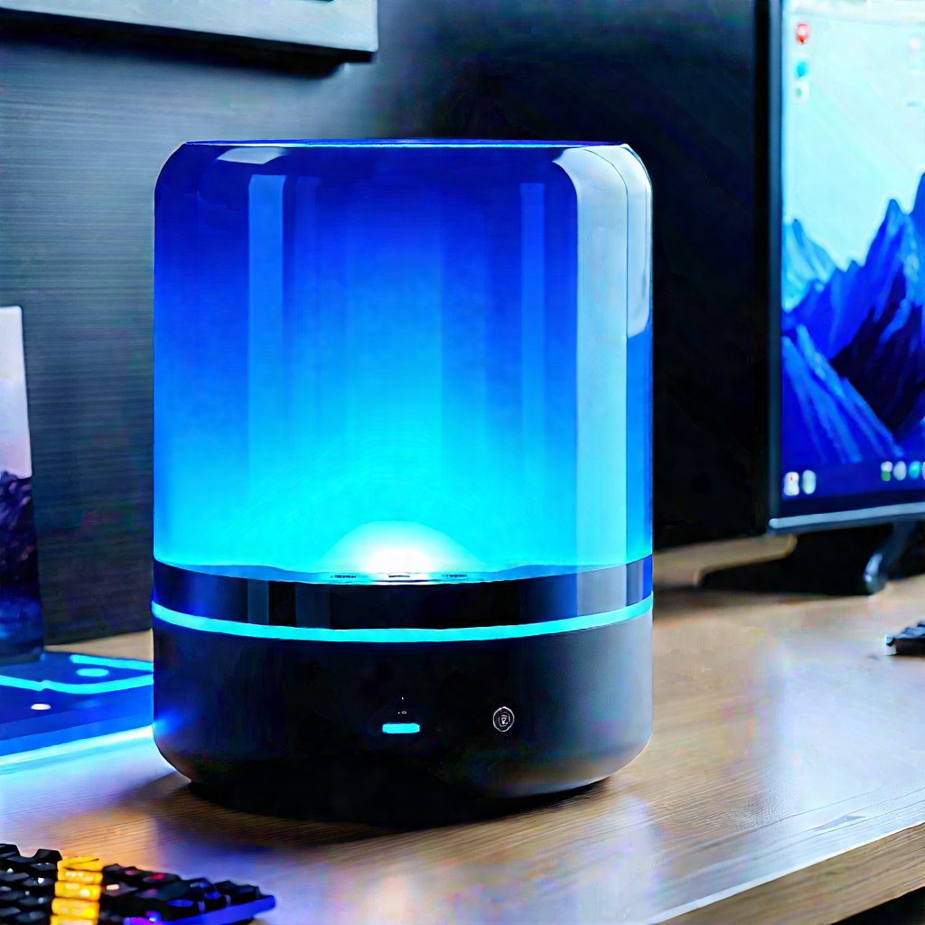 Smart Home (device:1.36) With Data Visualization With Blue Black