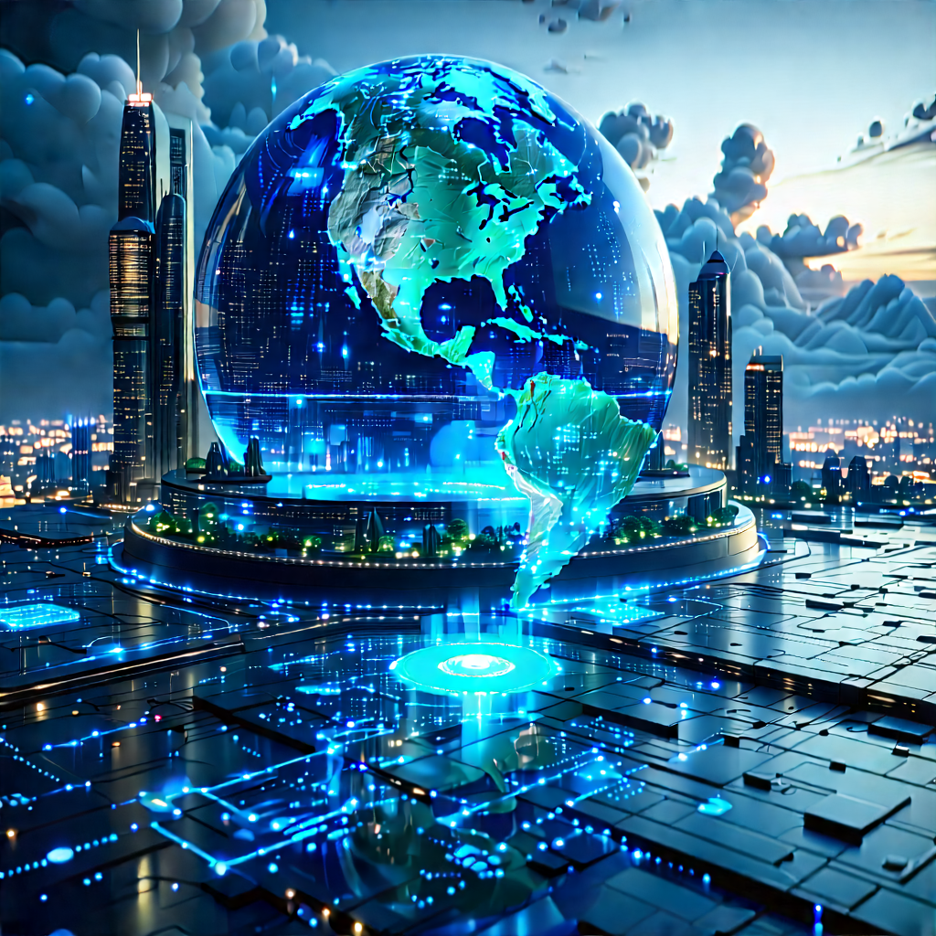 Digital Transformation Visualization With Image, There