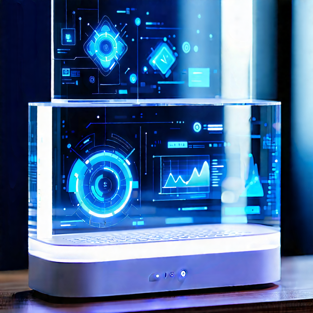 Smart home device with data visualization