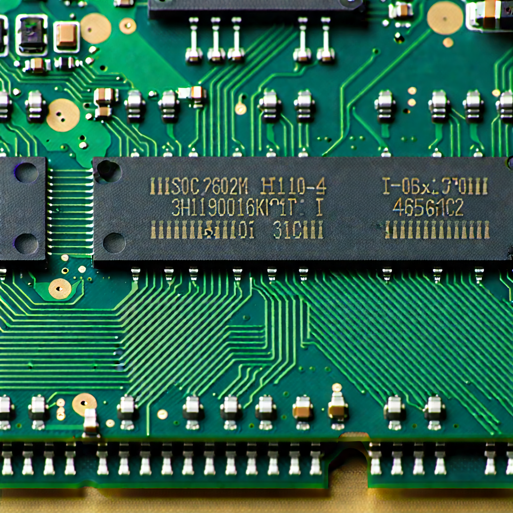 Close-up of memory module