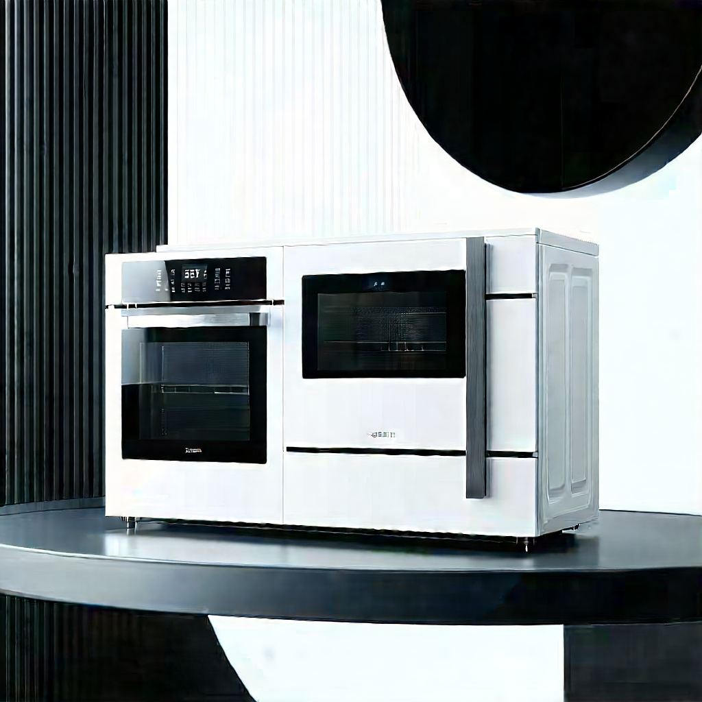 Innovative Smart Appliance Design With White Kitchen