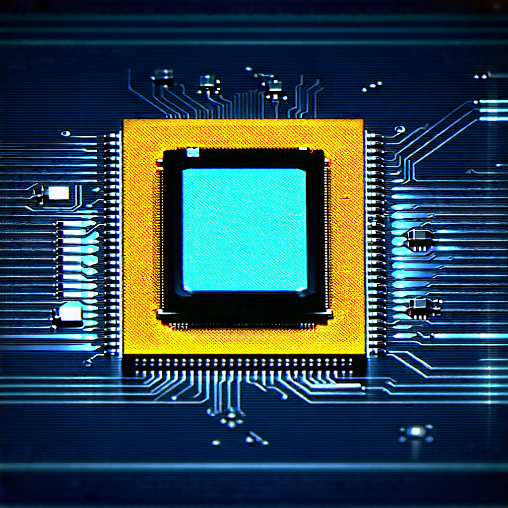 Microchip with digital particles