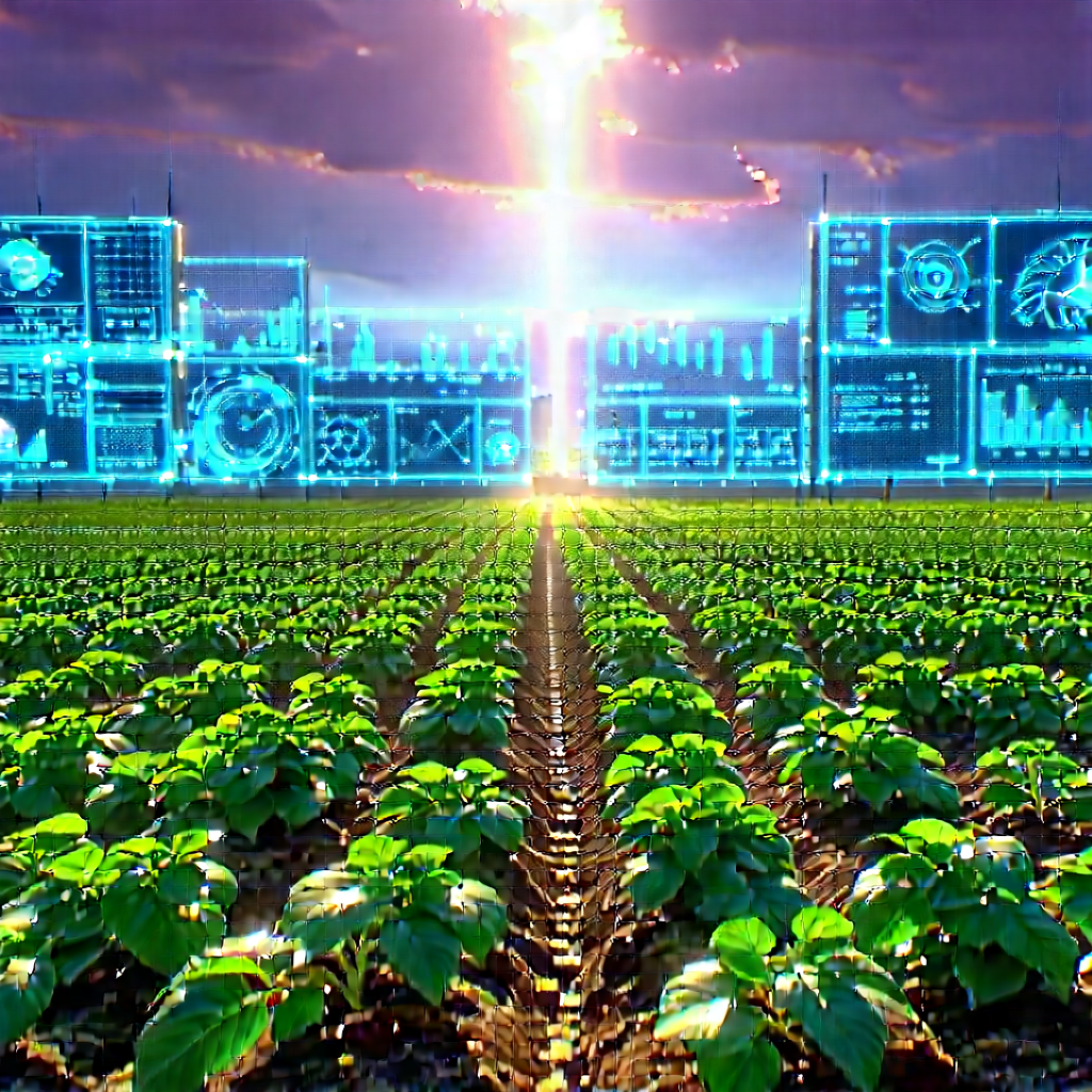 Agricultural technology in manufacturing facility