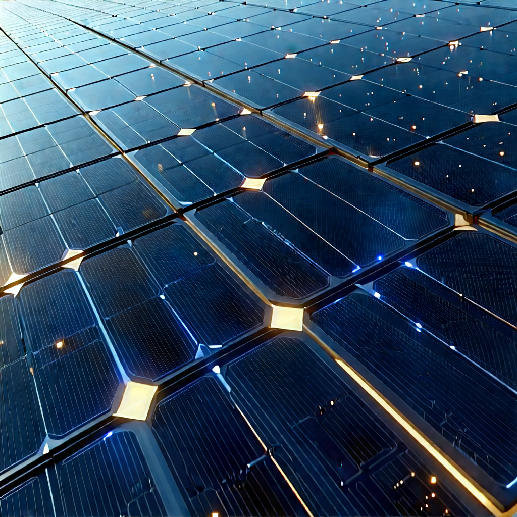 Solar Panel With Data Streams With Large Solar