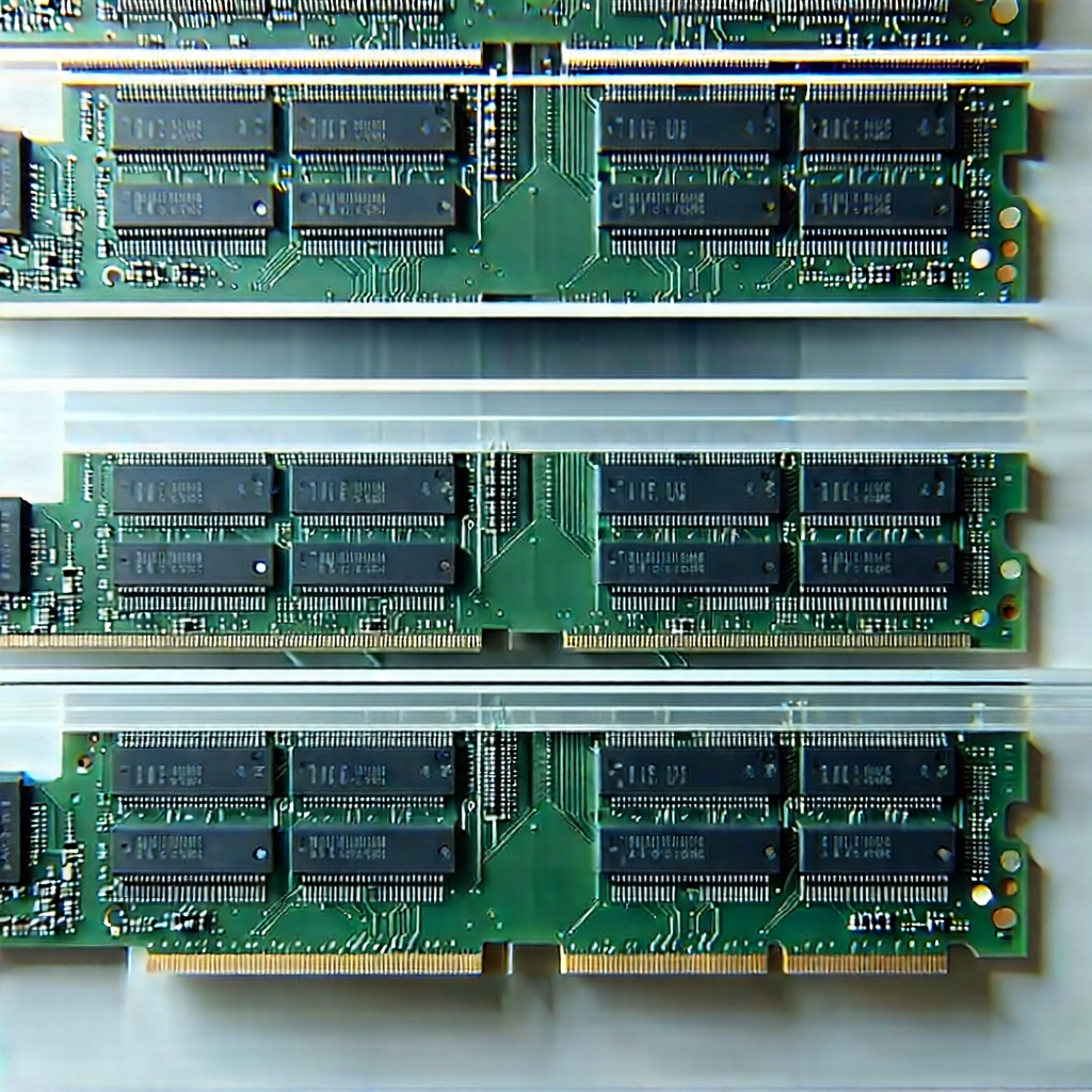 Close-up of memory module