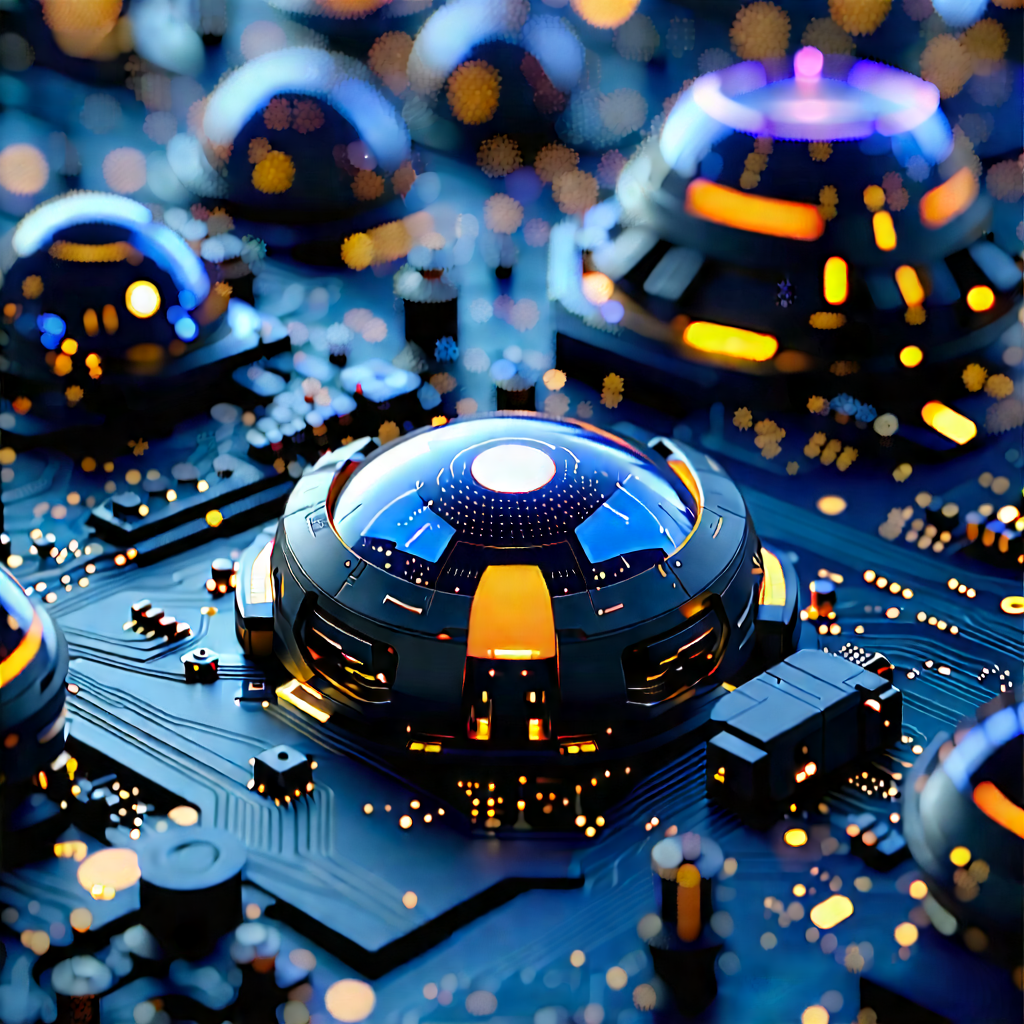 Close-up Of Sensor Array With Image, There