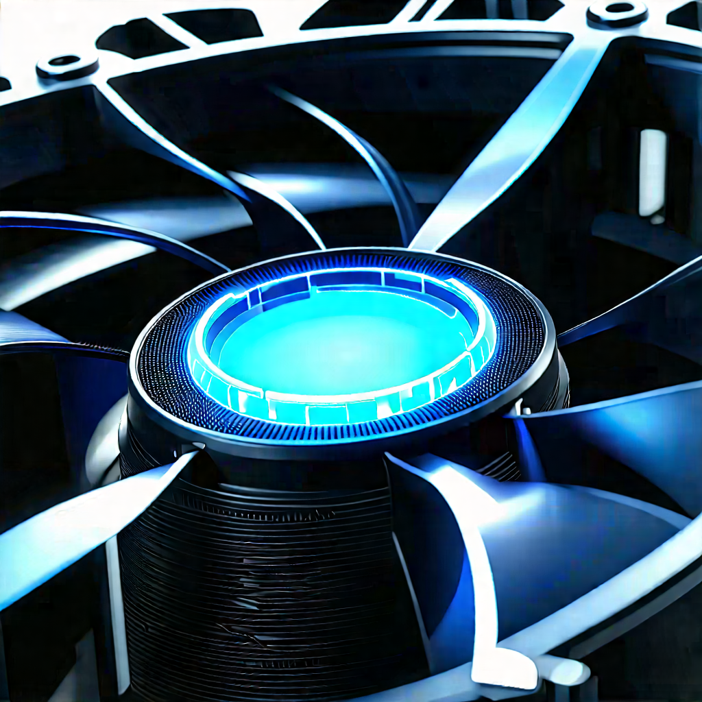 Close-up of cooling system