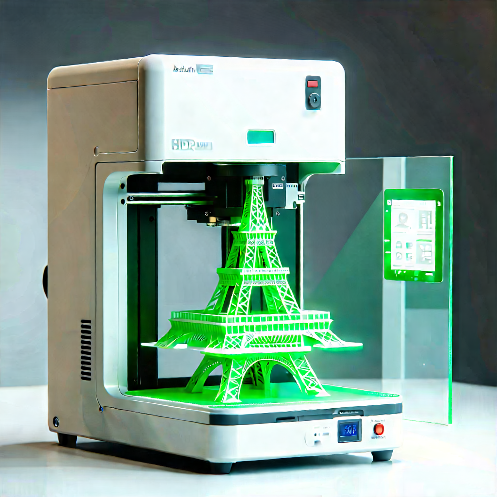 3d printer with laser scanning