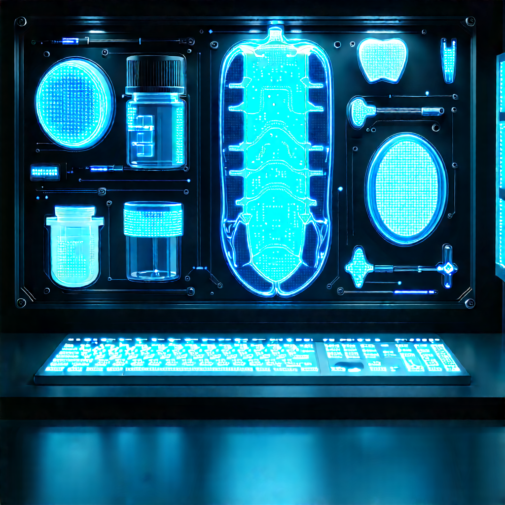 Healthcare technology in (design:1.28) studio