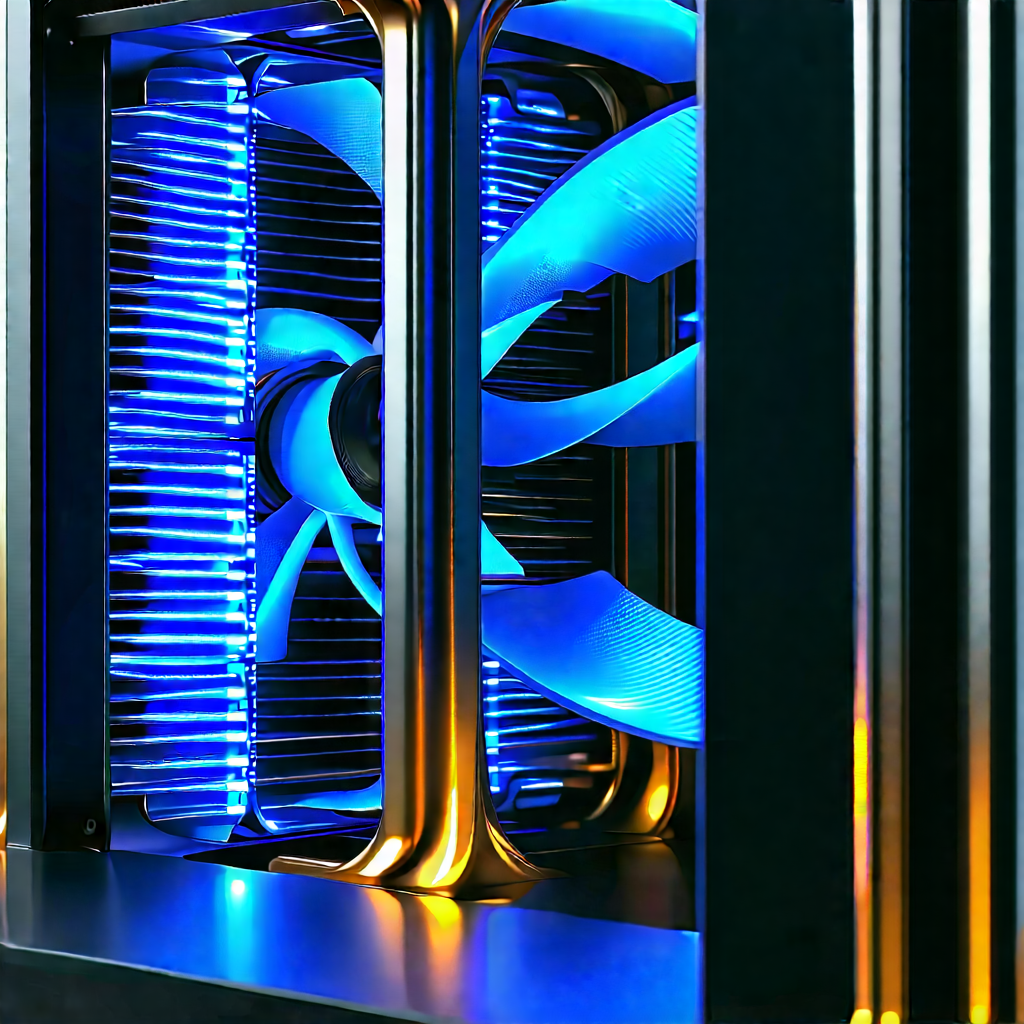 Close-up of cooling system