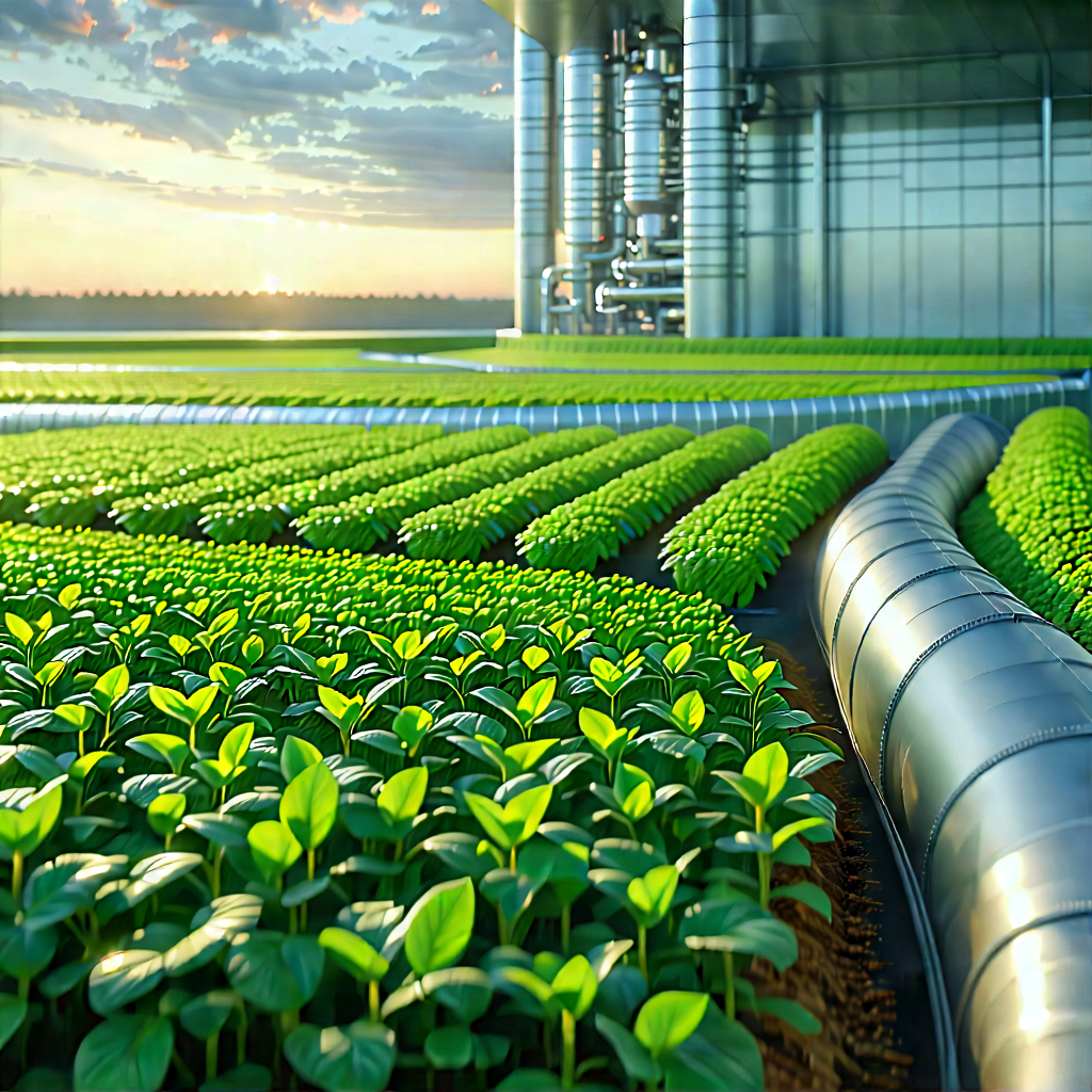 Agricultural technology in research center