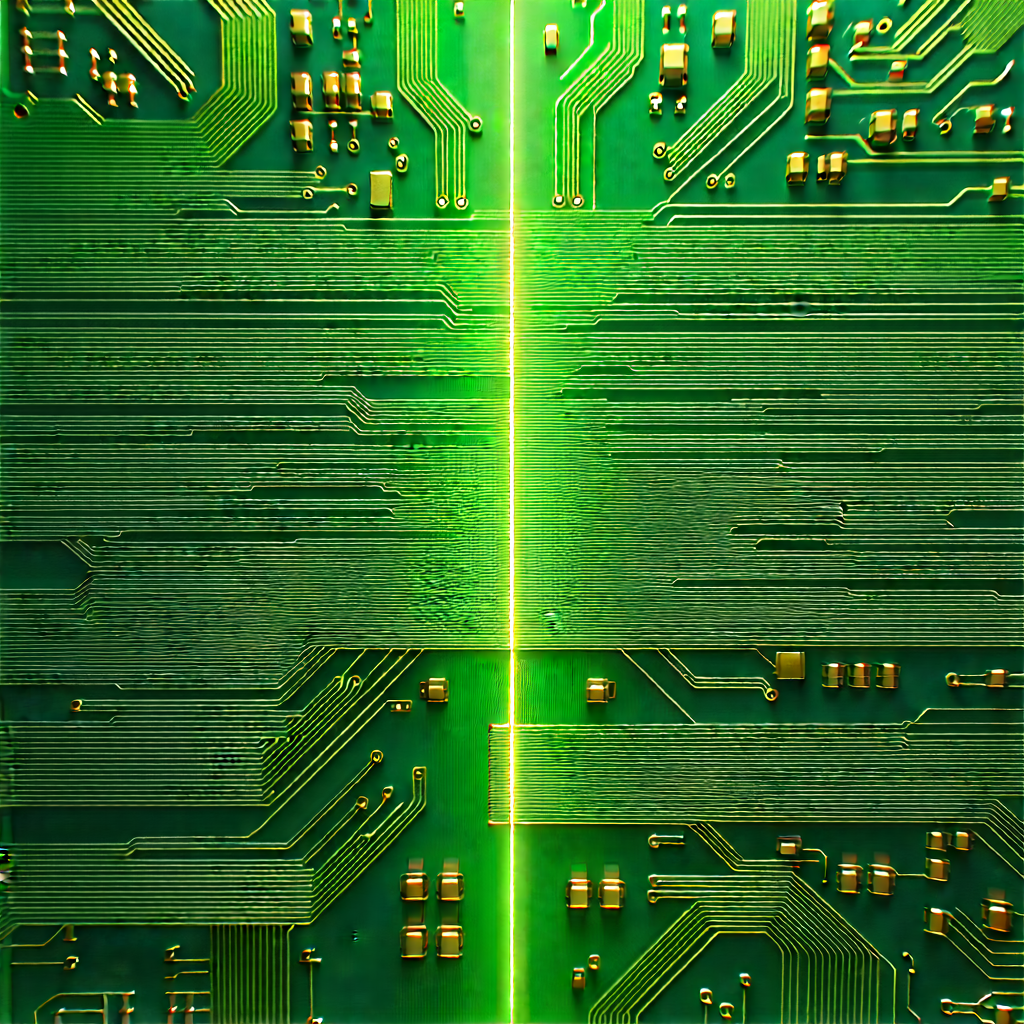 Circuit board with laser scanning