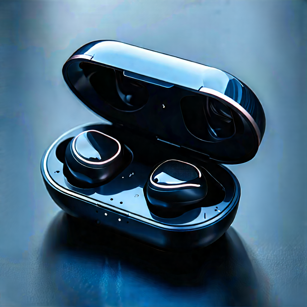 Wireless Earbuds With Streaming Content With Pair Black