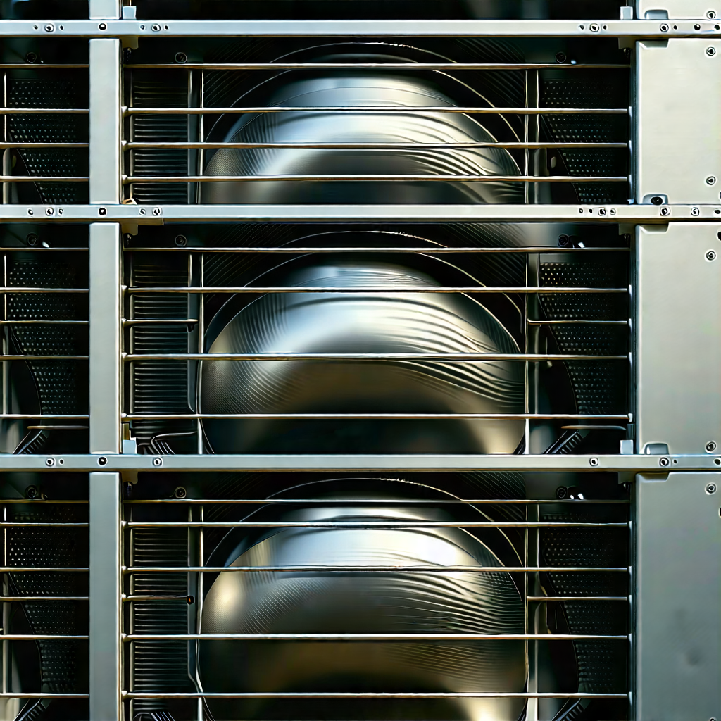 Close-up of cooling system