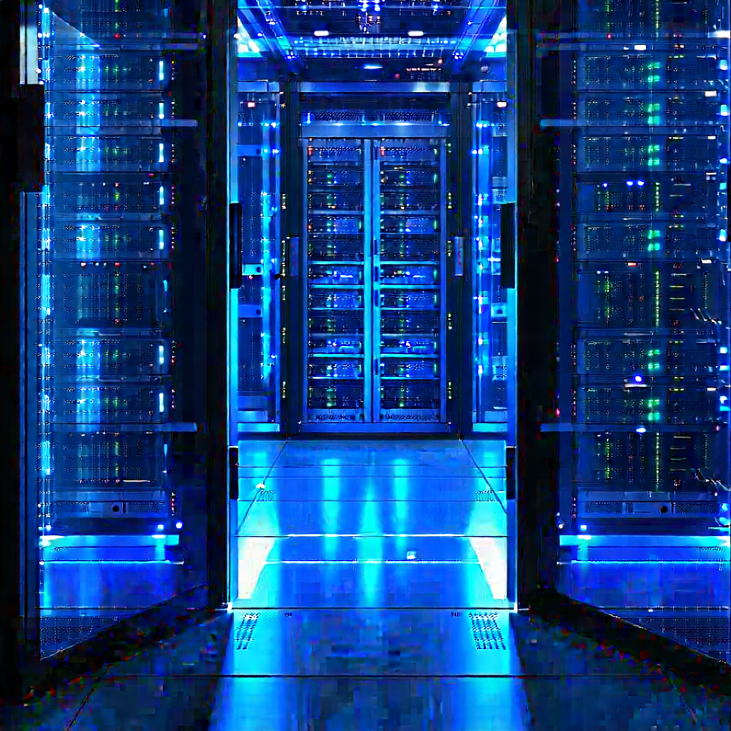 Server rack with laser scanning