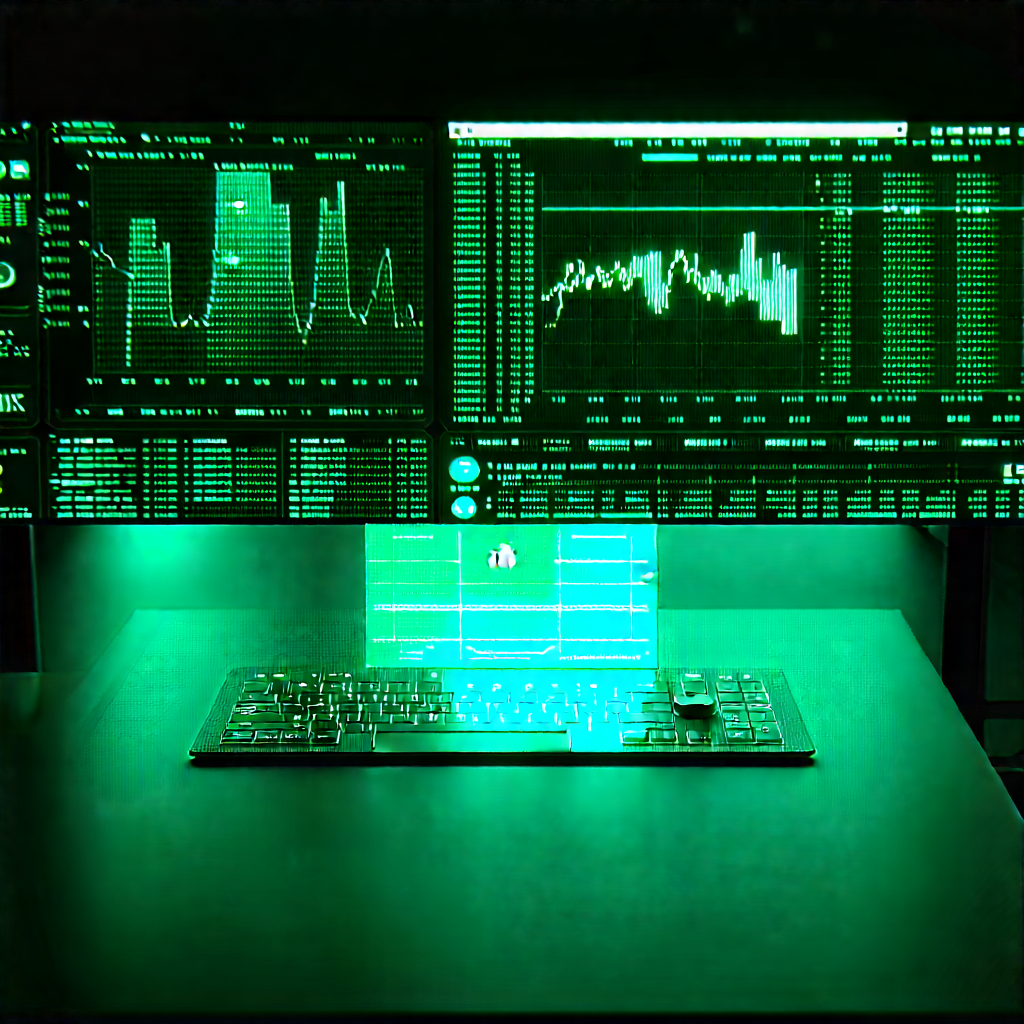 Financial technology in tech office