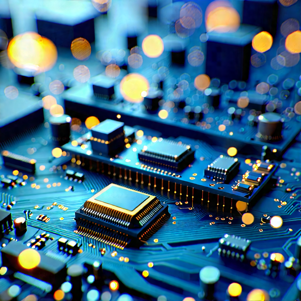 Close-up of sensor array