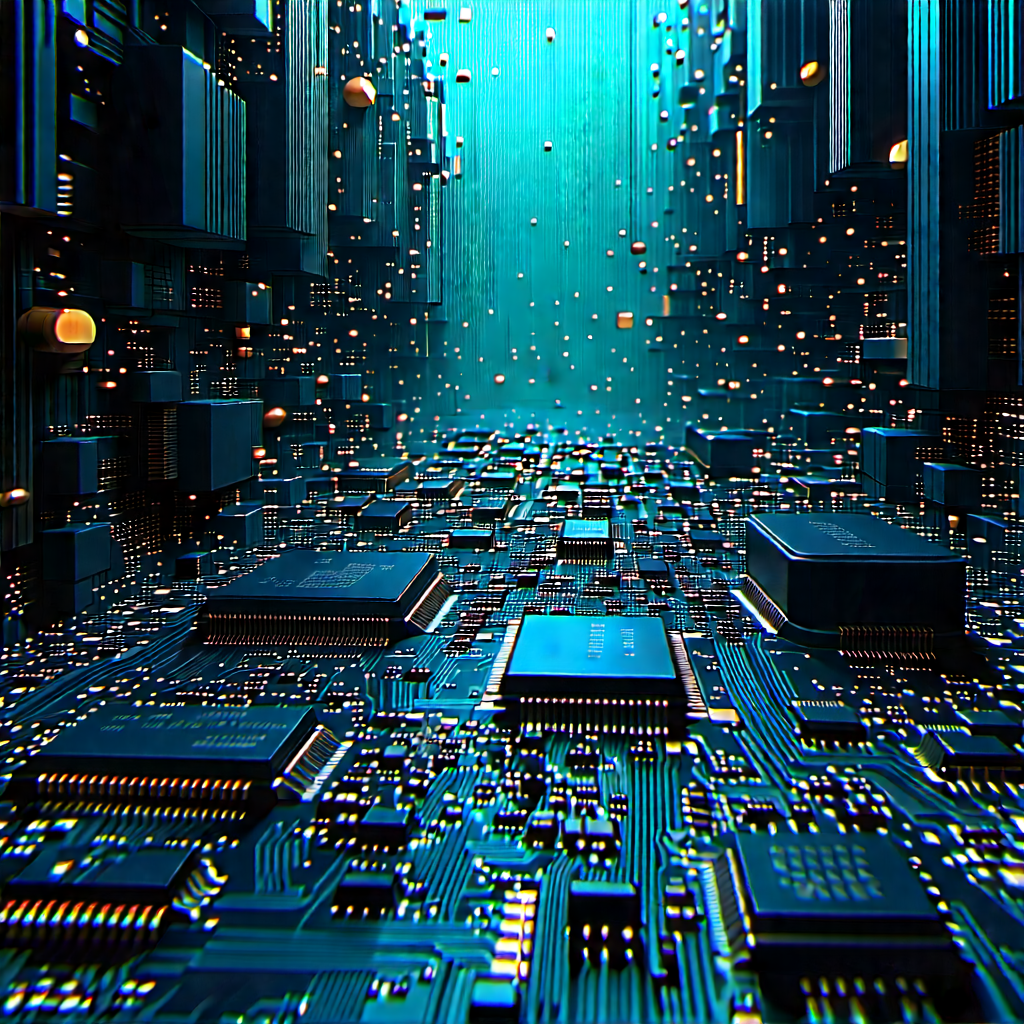 Close-up of memory module