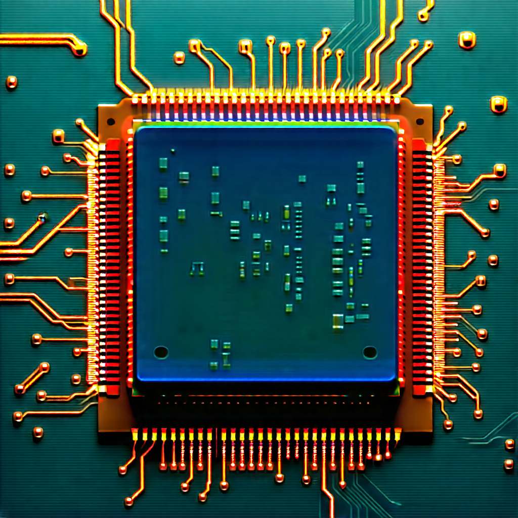 Close-up of memory module