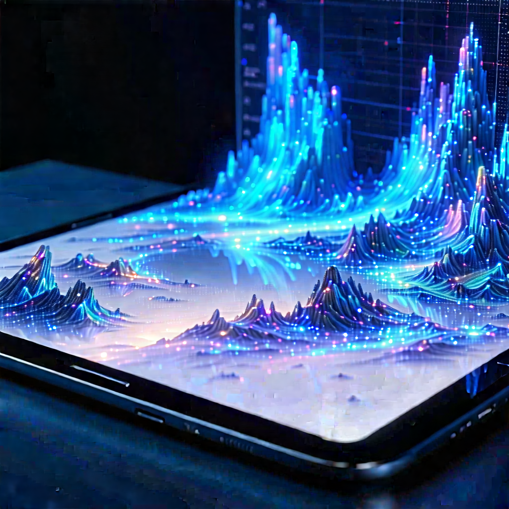 Tablet with streaming content