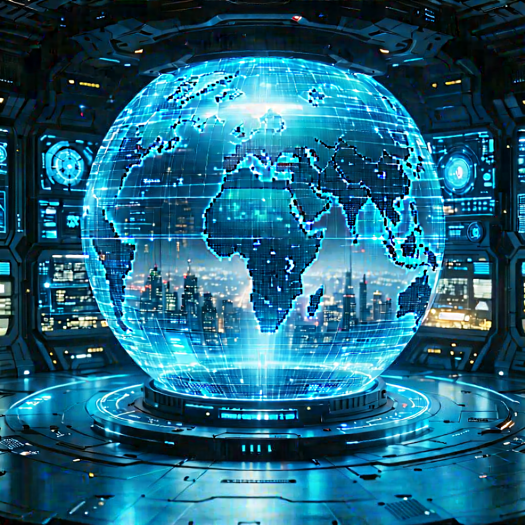 Financial technology in tech office