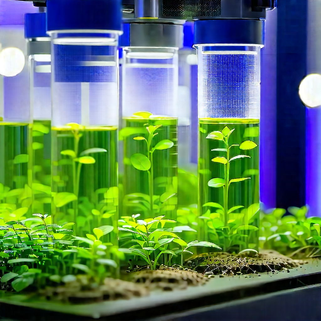 Agricultural technology in modern laboratory