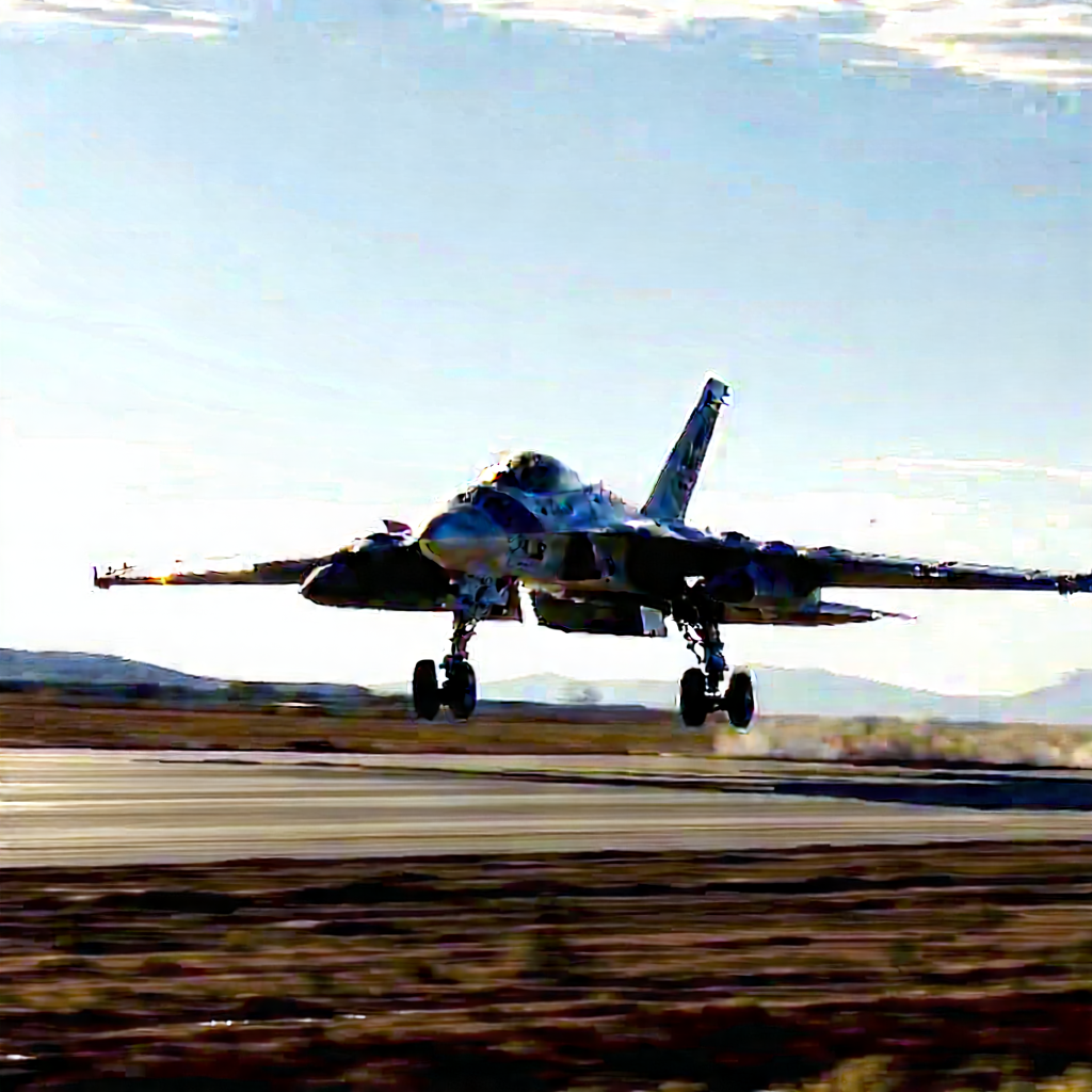 Aerospace Technology In Field Deployment With Fighter Flying