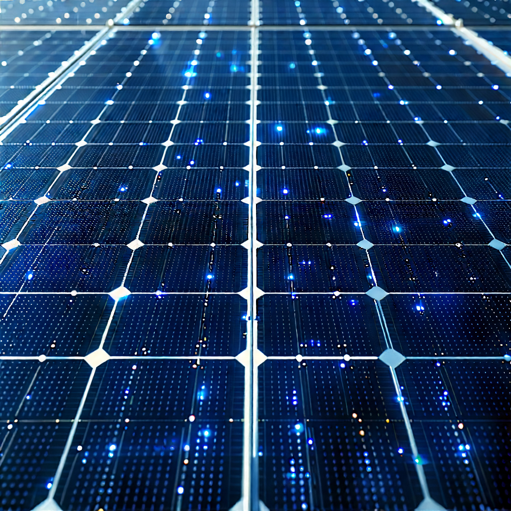 Solar Panel With Data Streams With Large Solar