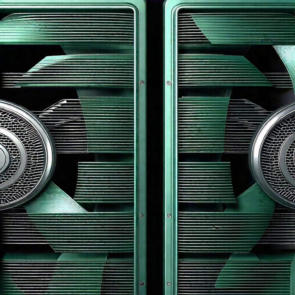Close-up of cooling system
