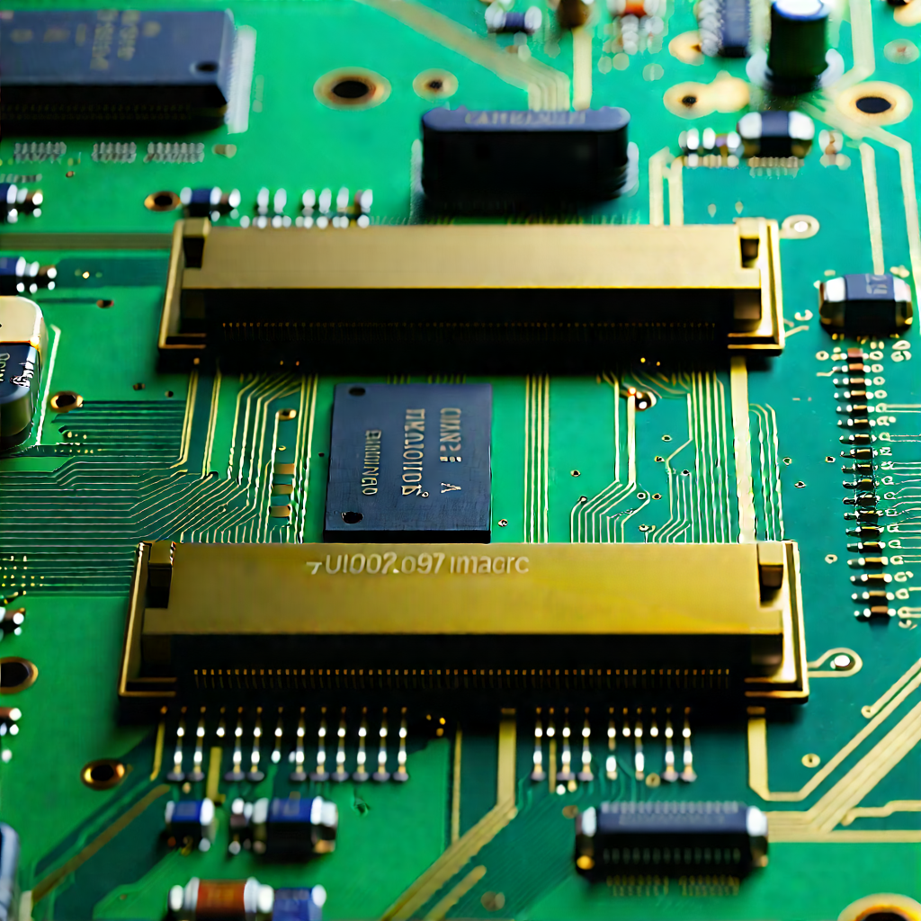 Close-up of memory module